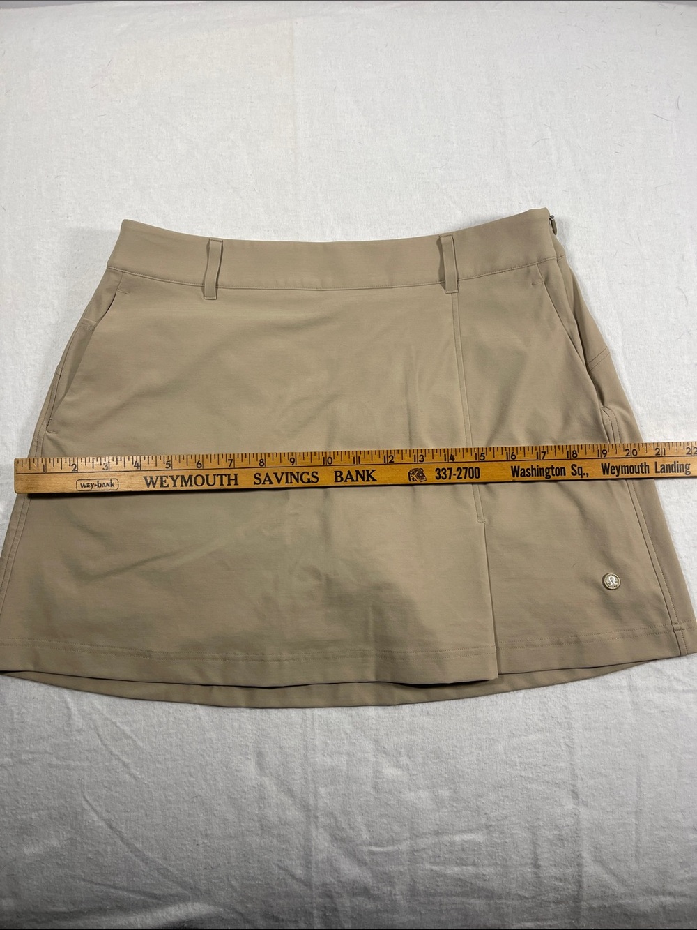 Lululemon Stretch Twill Front Pleat Golf Skort Size 29 - Picture 14 of 14